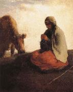 Jean Francois Millet Countrywoman oil painting reproduction